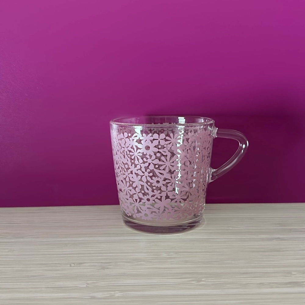 Vintage IKEA Floral Mug Made in France